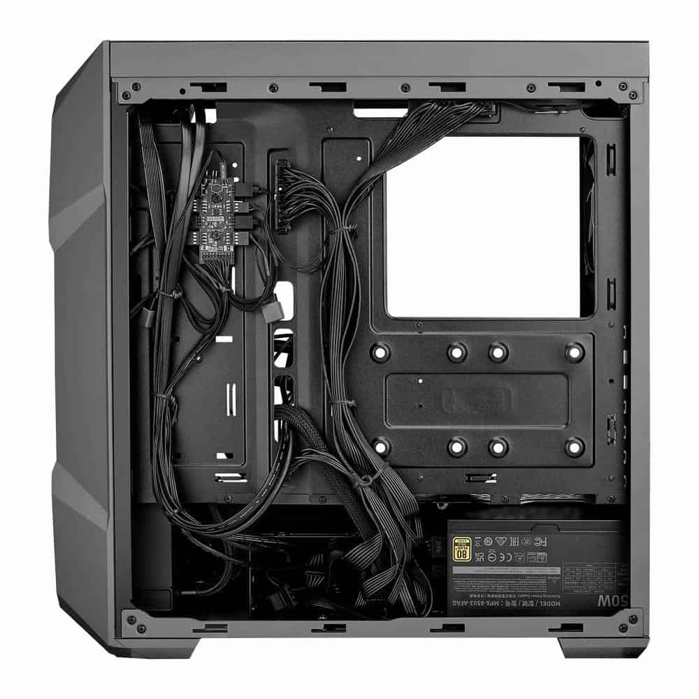 (image for) Cooler Master TD500 MAX Mid Tower TG Glass Case with 850W GXII PSU + 360mm AIO Cooler